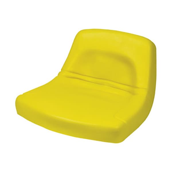 Aftermarket Low-Back Steel Pan Seat - Yellow SEQ90-0541 - main